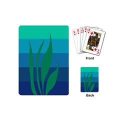 Gender Sea Flags Leaf Playing Cards (mini)  by Mariart