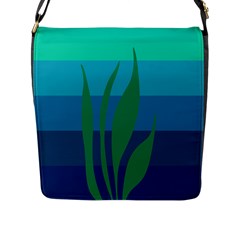 Gender Sea Flags Leaf Flap Messenger Bag (l)  by Mariart