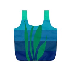 Gender Sea Flags Leaf Full Print Recycle Bags (s) 