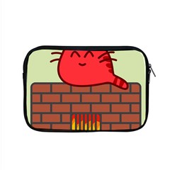 Happy Cat Fire Animals Cute Red Apple Macbook Pro 15  Zipper Case by Mariart