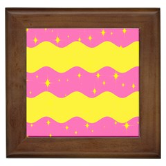 Glimra Gender Flags Star Space Framed Tiles