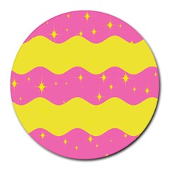 Glimra Gender Flags Star Space Round Mousepads by Mariart