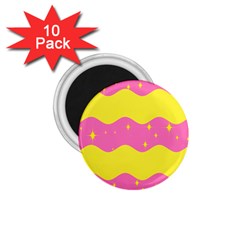 Glimra Gender Flags Star Space 1 75  Magnets (10 Pack) 