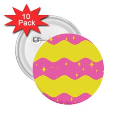 Glimra Gender Flags Star Space 2 25  Buttons (10 Pack) 