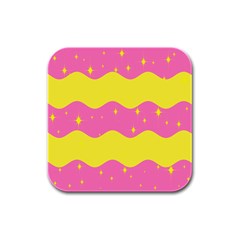 Glimra Gender Flags Star Space Rubber Square Coaster (4 Pack)  by Mariart