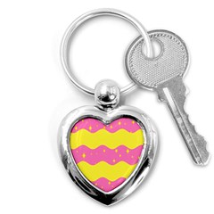 Glimra Gender Flags Star Space Key Chains (heart)  by Mariart