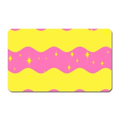 Glimra Gender Flags Star Space Magnet (rectangular)