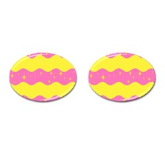 Glimra Gender Flags Star Space Cufflinks (oval) by Mariart