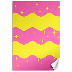 Glimra Gender Flags Star Space Canvas 12  X 18   by Mariart