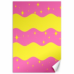 Glimra Gender Flags Star Space Canvas 20  X 30   by Mariart