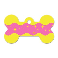 Glimra Gender Flags Star Space Dog Tag Bone (two Sides)