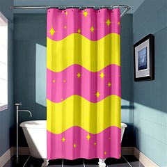 Glimra Gender Flags Star Space Shower Curtain 36  X 72  (stall)  by Mariart