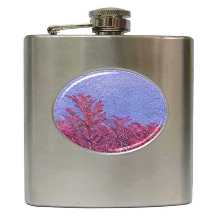 Fantasy Landscape Theme Poster Hip Flask (6 oz)