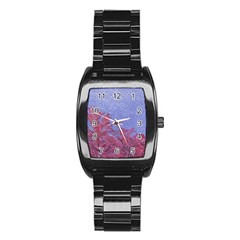 Fantasy Landscape Theme Poster Stainless Steel Barrel Watch by dflcprints