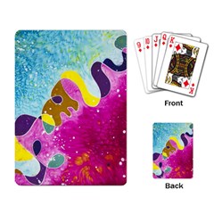 Fabric Rainbow Playing Card by Mariart