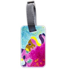 Fabric Rainbow Luggage Tags (two Sides) by Mariart