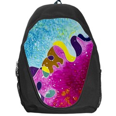 Fabric Rainbow Backpack Bag by Mariart