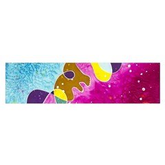 Fabric Rainbow Satin Scarf (oblong)