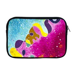 Fabric Rainbow Apple Macbook Pro 17  Zipper Case