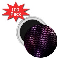 Light Lines Purple Black 1 75  Magnets (100 Pack) 