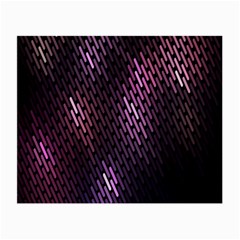 Light Lines Purple Black Small Glasses Cloth