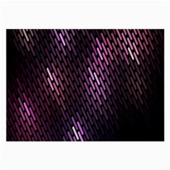 Light Lines Purple Black Large Glasses Cloth by Mariart