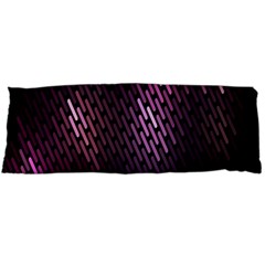 Light Lines Purple Black Body Pillow Case (dakimakura) by Mariart