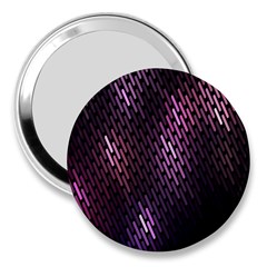 Light Lines Purple Black 3  Handbag Mirrors by Mariart