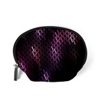 Light Lines Purple Black Accessory Pouches (Small)  Back