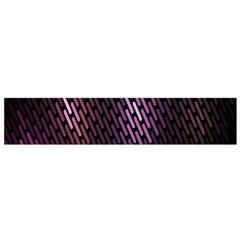 Light Lines Purple Black Flano Scarf (small)