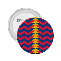 Lllustration Geometric Red Blue Yellow Chevron Wave Line 2 25  Buttons