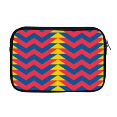 Lllustration Geometric Red Blue Yellow Chevron Wave Line Apple Macbook Pro 17  Zipper Case