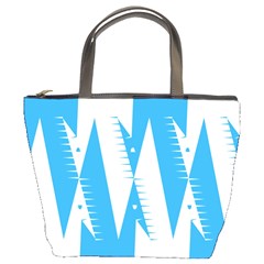 Make Tessellation Bird Tessellation Blue White Bucket Bags by Mariart