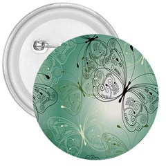 Glass Splashback Abstract Pattern Butterfly 3  Buttons