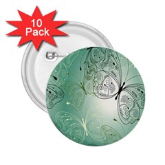 Glass Splashback Abstract Pattern Butterfly 2 25  Buttons (10 Pack) 