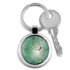 Glass Splashback Abstract Pattern Butterfly Key Chains (round) 