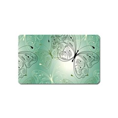 Glass Splashback Abstract Pattern Butterfly Magnet (name Card)