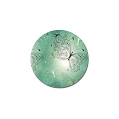 Glass Splashback Abstract Pattern Butterfly Golf Ball Marker by Mariart