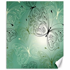 Glass Splashback Abstract Pattern Butterfly Canvas 20  X 24  