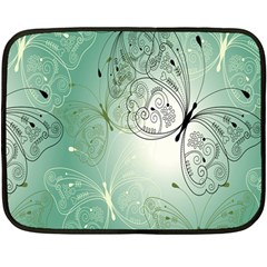 Glass Splashback Abstract Pattern Butterfly Double Sided Fleece Blanket (mini) 