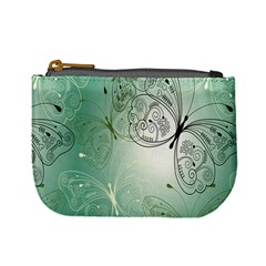 Glass Splashback Abstract Pattern Butterfly Mini Coin Purses by Mariart