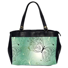 Glass Splashback Abstract Pattern Butterfly Office Handbags (2 Sides)  by Mariart