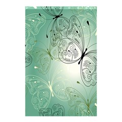 Glass Splashback Abstract Pattern Butterfly Shower Curtain 48  X 72  (small)  by Mariart