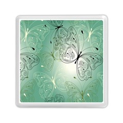 Glass Splashback Abstract Pattern Butterfly Memory Card Reader (square) 