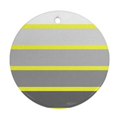 Molly Gender Line Flag Yellow Grey Ornament (round)