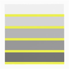 Molly Gender Line Flag Yellow Grey Medium Glasses Cloth (2-side) by Mariart