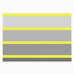 Molly Gender Line Flag Yellow Grey Large Glasses Cloth