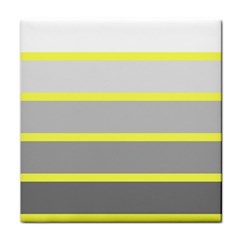 Molly Gender Line Flag Yellow Grey Face Towel by Mariart