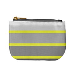 Molly Gender Line Flag Yellow Grey Mini Coin Purses by Mariart