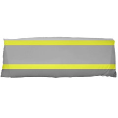 Molly Gender Line Flag Yellow Grey Body Pillow Case (dakimakura) by Mariart